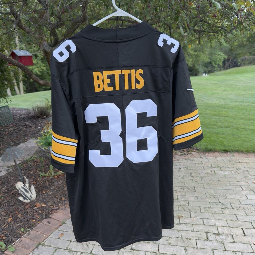 Pittsburgh Steelers Jerome Bettis 36 NFL Nike On Field Jersey XL
